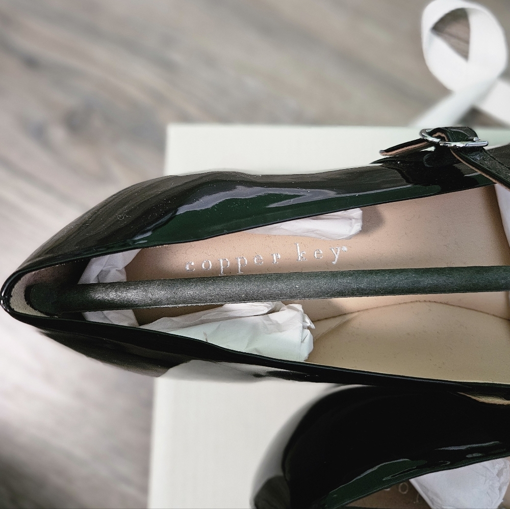 Copper Key Black Mary Jane Sweetie Flats - Picture 7 of 9